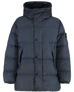 Stone Island Down Jackets - Blue
