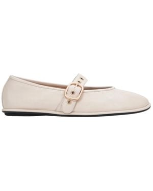 ESTRO Ballerina Shoes - White