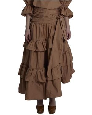 Chloé Maxi Skirts - Brown