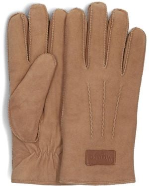 Warmbat Herren Wildlederhandschuhe Mit Merinowollfutter - Braun