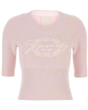 Givenchy Round-Neck Knitwear - Rosa
