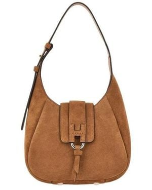 Hogan Trend Mini Hobo Bag - Braun