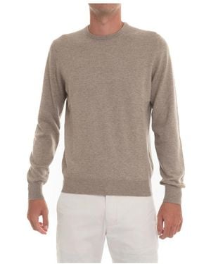 Gran Sasso Round-Neck Knitwear - Brown