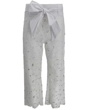 D.exterior Cropped Trousers - Gris