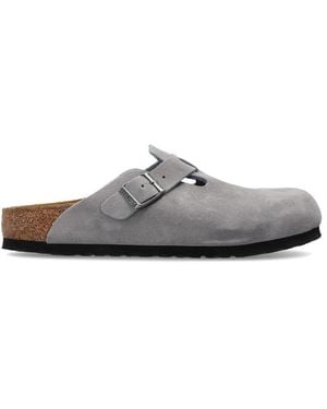 Birkenstock Boston Clogs Schmale Passform - Grau