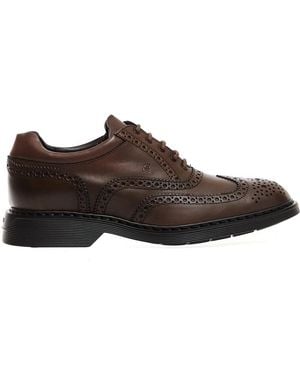 Hogan Laced Shoes - Brown