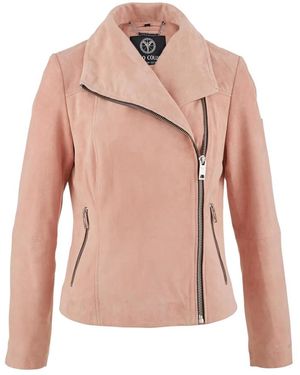carlo colucci Leather Jackets - Pink