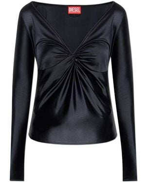 DIESEL Long Sleeve Tops - Blue