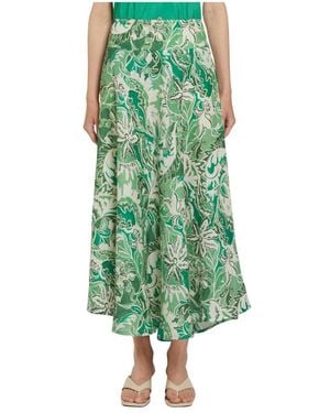 Marella Maxi Skirts - Verde