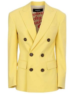 DSquared² Blazer Jacke - Gelb