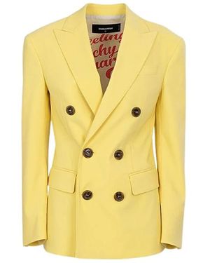 DSquared² Blazerjas - Geel