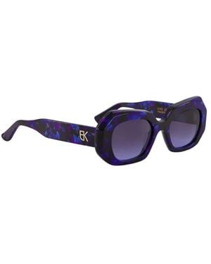 Emmanuelle Khanh Blaue Gradient Night Dixie Sonnenbrille