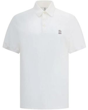 Brunello Cucinelli Polo Shirts - Bianco