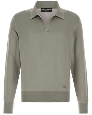 Dolce & Gabbana Polo Shirts - Gris