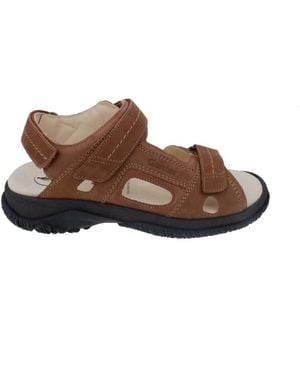 Ganter Braune Herrensandale Mit Herausnehmbarer Innensohle