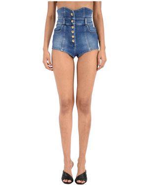 Elisabetta Franchi Denim Shorts - Blue