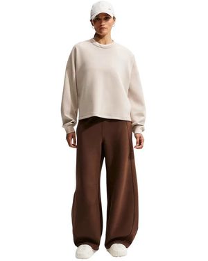 Nike 24.7 Impossiblysoft High-Waisted Wide-Leg Pants - Wit