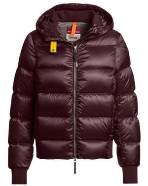 Parajumpers Jassen ,Rood ,Polyester Mariah Hooded Down Bomber