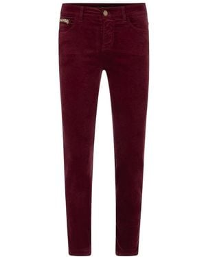 Marc Cain Slim-Fit Trousers - Red