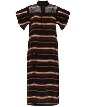 Sacai Midi Dresses - Black