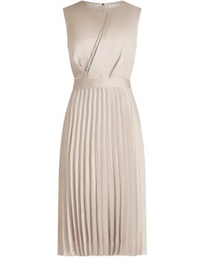 BETTY&CO Kleedjes ,Chiffon Chiffon Maxi Jurk - Naturel