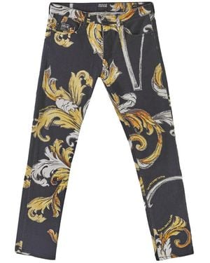 Versace Jeans Couture Straight Fit Jeans - Blue