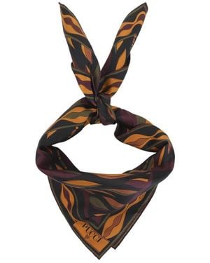 PUCCI Foulard 90X90 - Schwarz