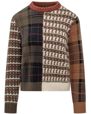 Barbour Round-Neck Knitwear - Nero