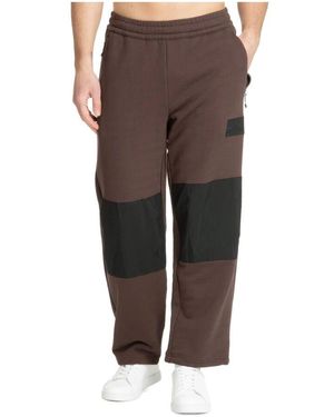EA7 Bunte Joggers Mit Kordelzug Und Taschen - Braun