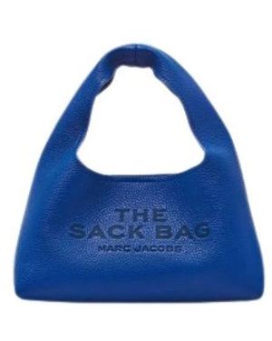 Marc Jacobs Tassen ,Blauw ,Leer Mini Sack Bag