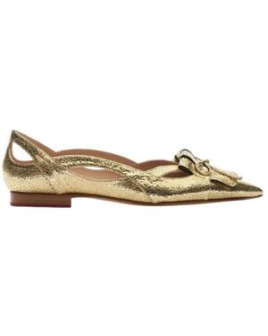 SCAROSSO Ballerina Shoes - Metallic