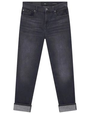 7 For All Mankind Slim-Fit Jeans - Azul