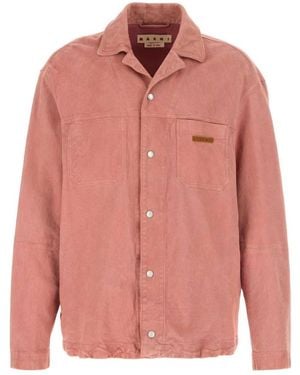 Marni Denim Jackets - Pink