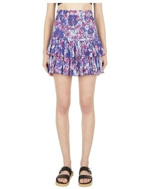 Isabel Marant Naomi Rüschen Minirock - Blau