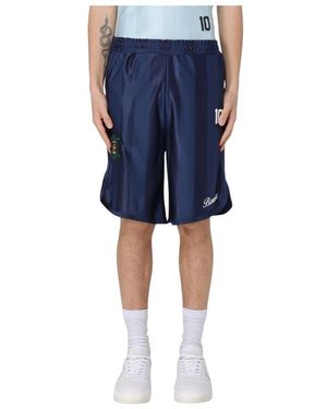 Barrow Blaue Lässige Shorts Mit Kordelzug