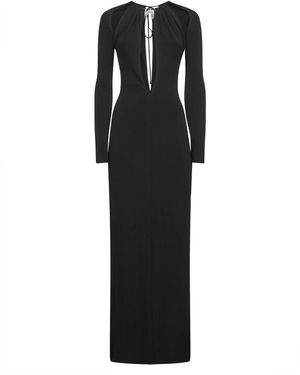 Marine Serre Maxi Dresses - Black