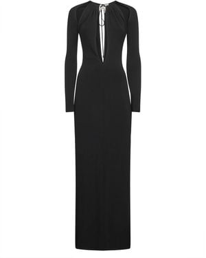 Marine Serre Maxi Dresses - Black