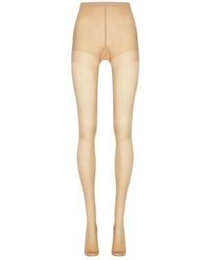 Wolford Miss W 30 Leg Support Tights - Natural