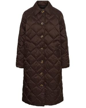 Part Two Single-Breasted Coats - Marrone