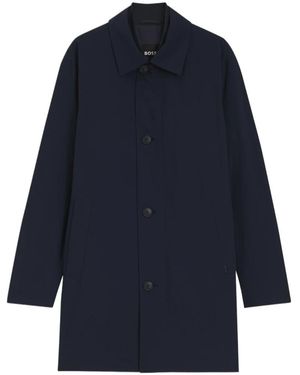 HUGO Cappotto Regular Fit - Blauw