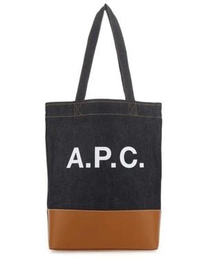A.P.C. Tote Bags - Schwarz