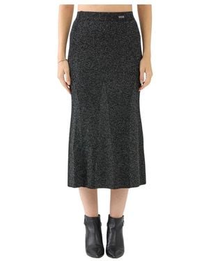Versace Jeans Couture Midi Skirts - Black