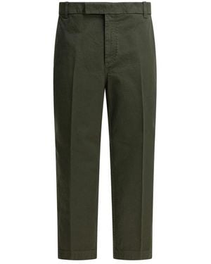 Thom Browne Straight Trousers - Green