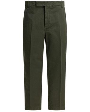 Thom Browne Straight Trousers - Green