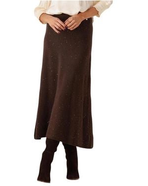 Liu Jo Midi Skirts - Marrón
