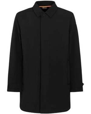 Suns Single-Breasted Coats - Nero