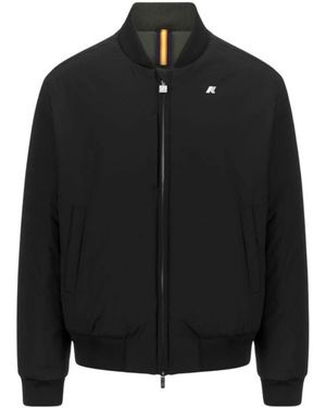 K-Way Aorelian St Warm Reversible Jacket - Zwart