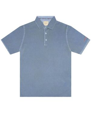Tramarossa Besticktes Logo Polo Shirt - Blau