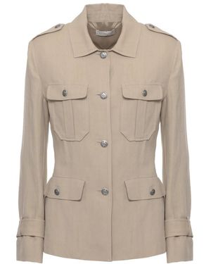 Antonelli Jassen ,Linnen Gaia Jacket - Naturel