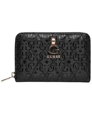 Guess Tamara Slg Medium Zip Around - Schwarz